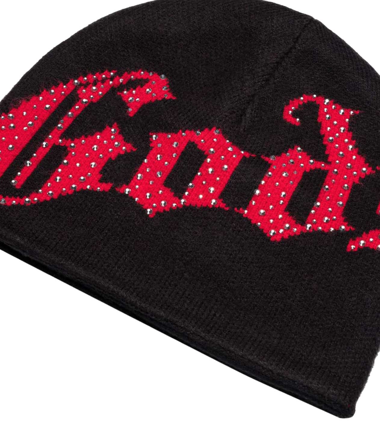 Godspeed Forever OG Logo Studded Beanie Black/Red