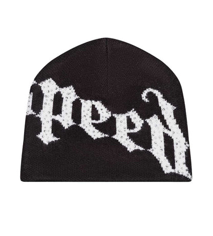 Godspeed Forever OG Logo Studded Beanie Black