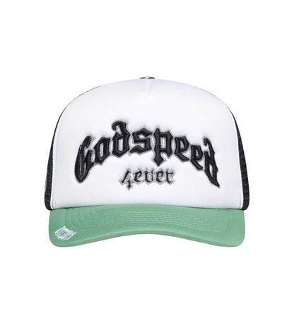 Godspeed Forever Trucker Black/Green (Snapback)