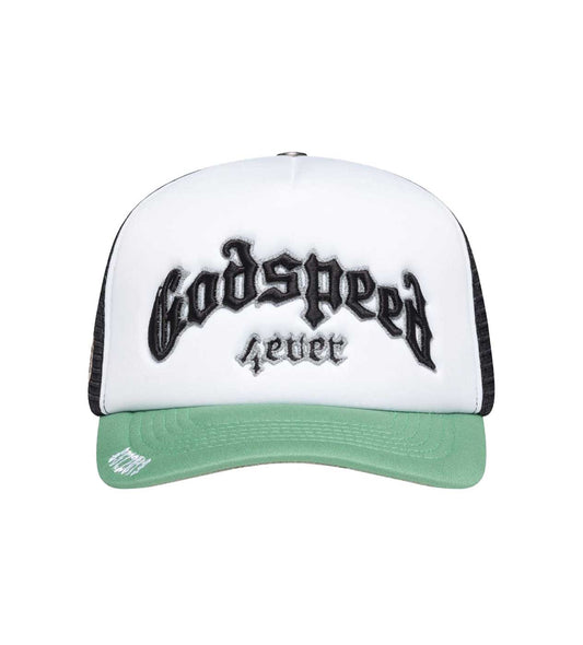 Godspeed Forever Trucker Black/Green (Snapback)