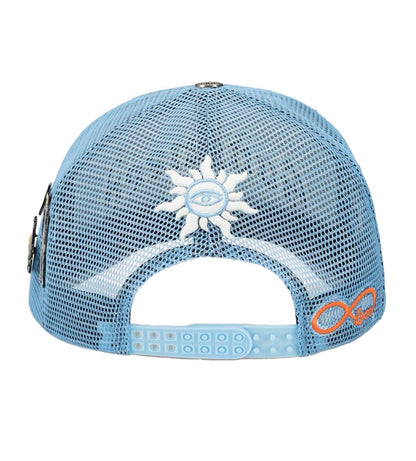 Godspeed Forever Trucker Hat Baby Blue