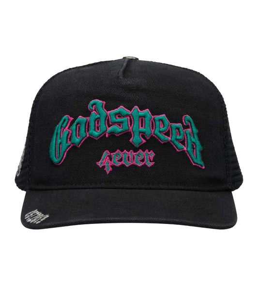 Godspeed Forever Trucker MIA Vice Hat Black