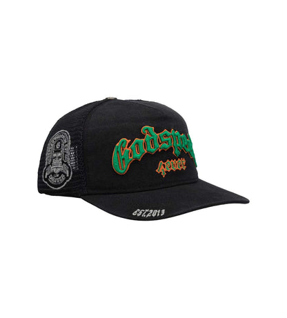 Godspeed Forever Trucker Vintage Green/Orange (Snapback)