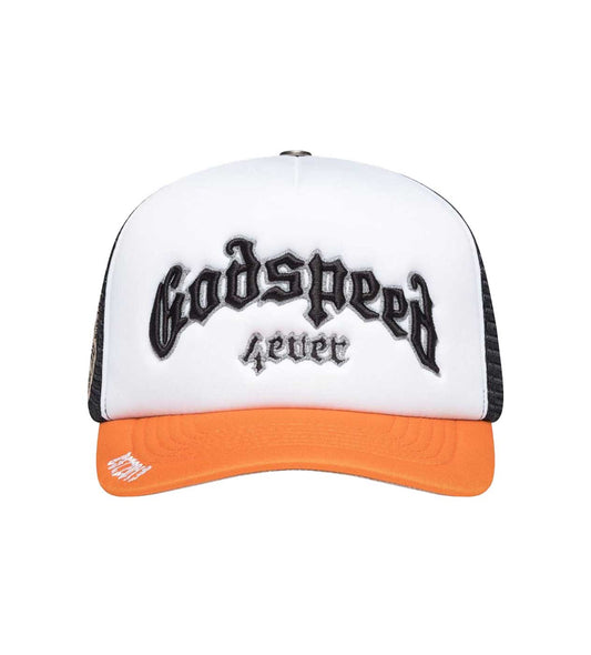 Godspeed Forever Trucker Black/Orange (Snapback)