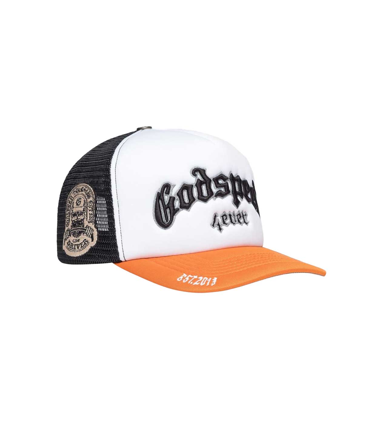 Godspeed Forever Trucker Black/Orange (Snapback)