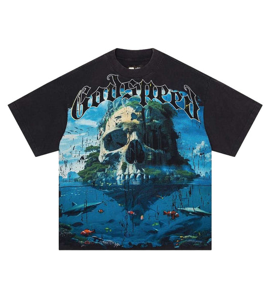 Godspeed Skull Island 3 Black Wash