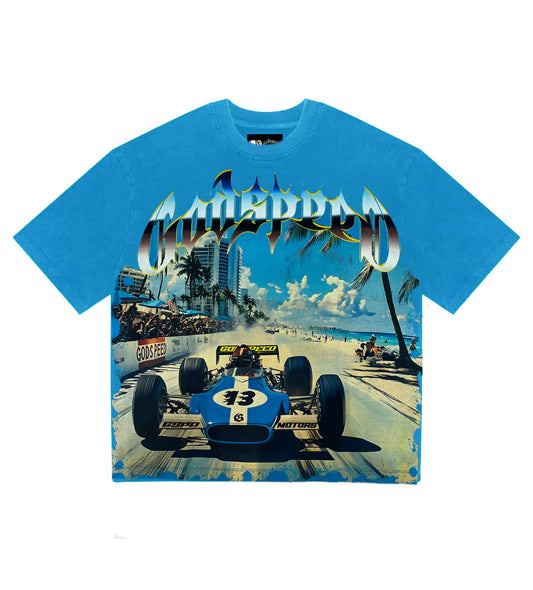 Godspeed Miami F1 Tee Blue *Miami Exclusive*