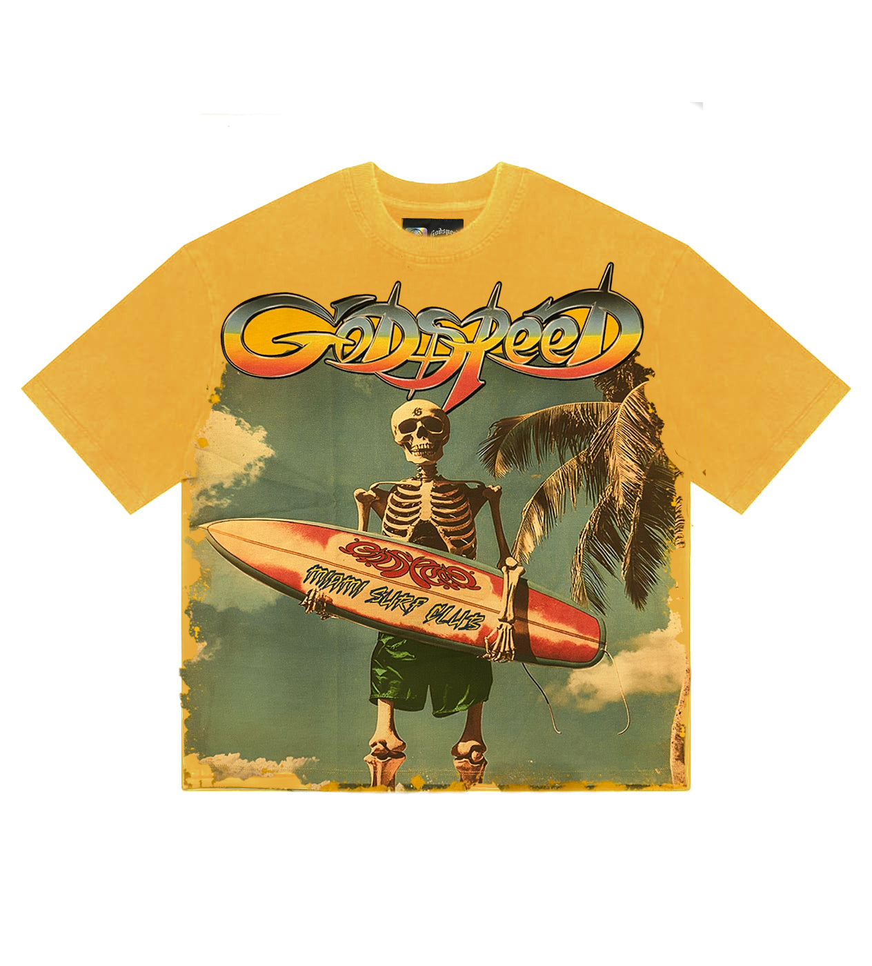 Godspeed Miami Surf Tee Yellow *Miami Exclusive*