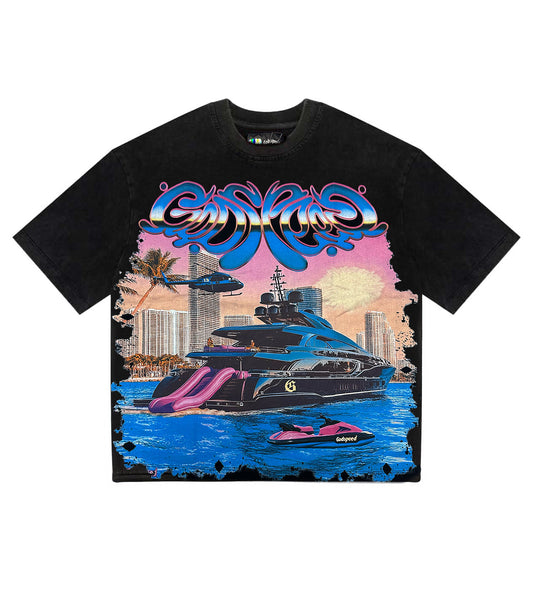 Godspeed Miami Yacht Tee Black *Miami Exclusive*