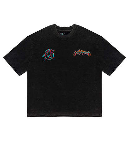 Godspeed Natural Disaster Tee Washed Black