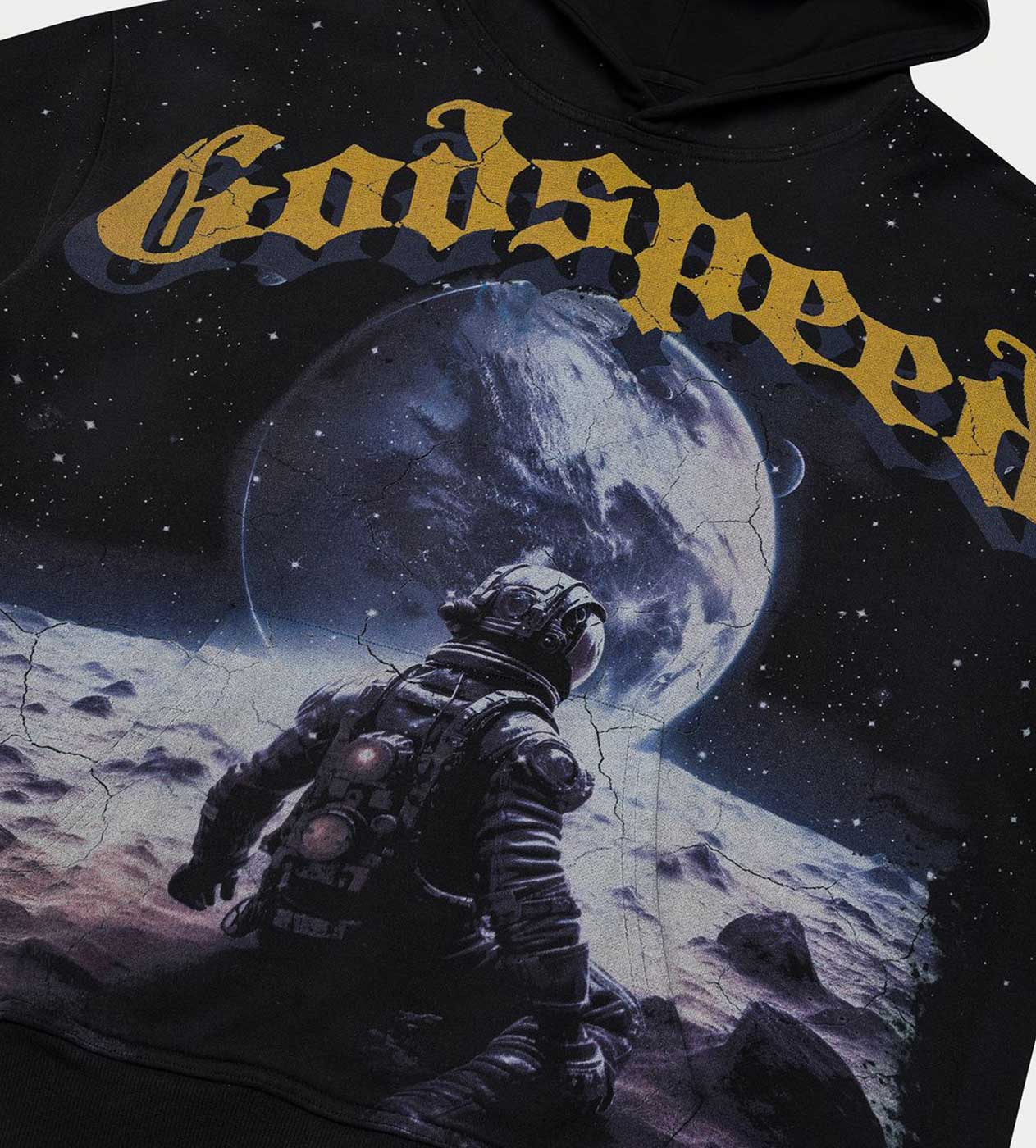 Godspeed No Looking Back Hoodie Black/Yellow