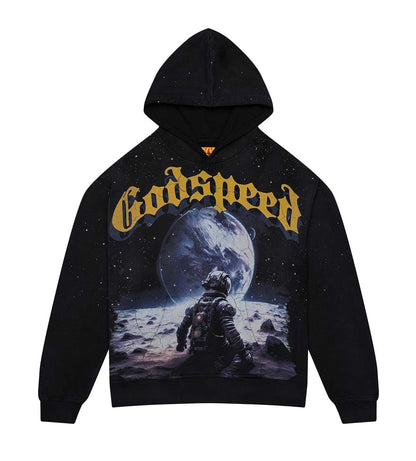 Godspeed No Looking Back Hoodie Black/Yellow