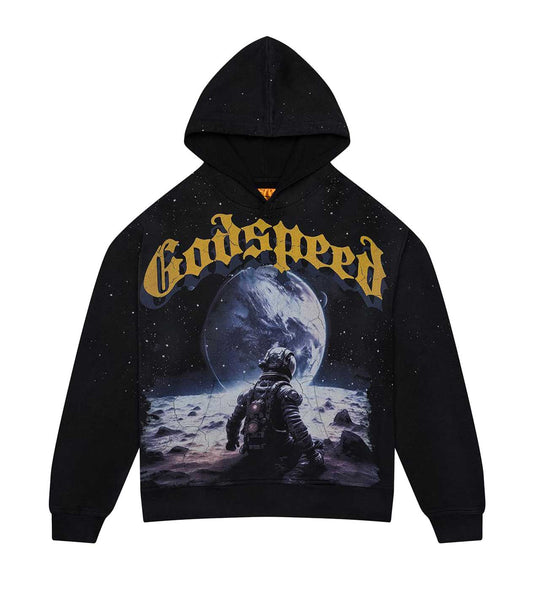 Godspeed No Looking Back Hoodie Black/Yellow