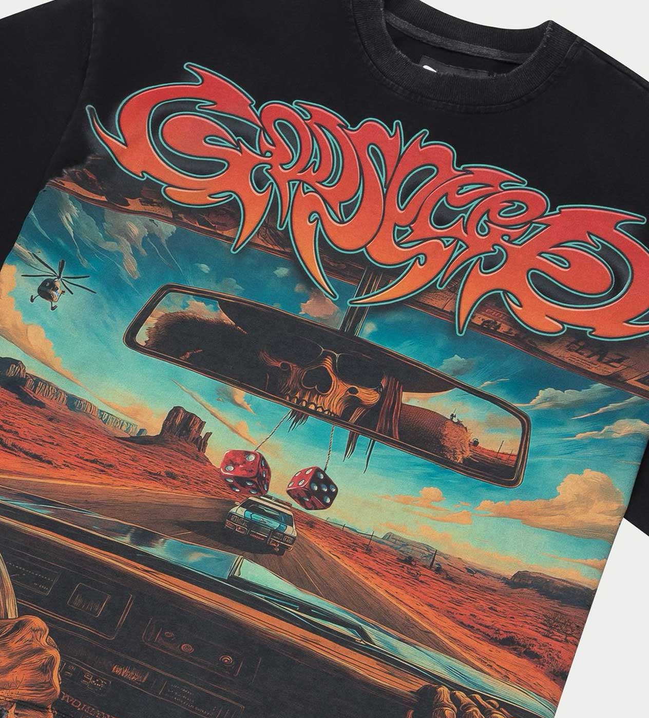 Godspeed On The Run Tee Black