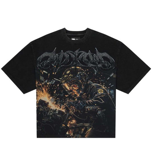 Godspeed Steel Sharpens Steel Tee Black