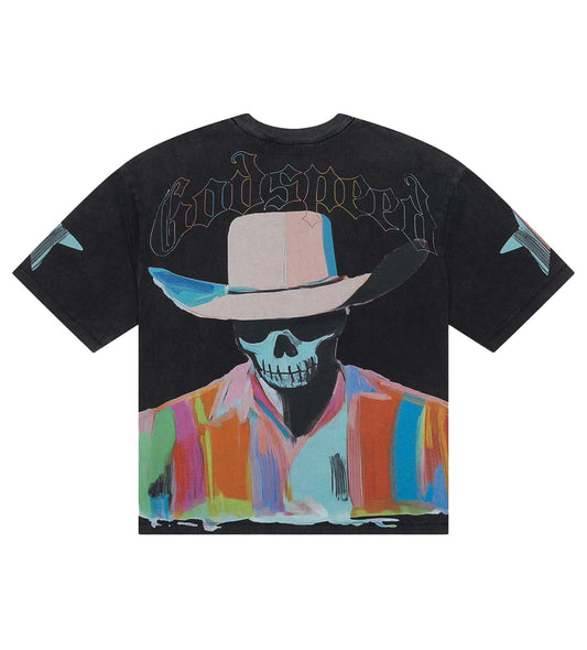 Godspeed Pastel Cowboy Tee Black