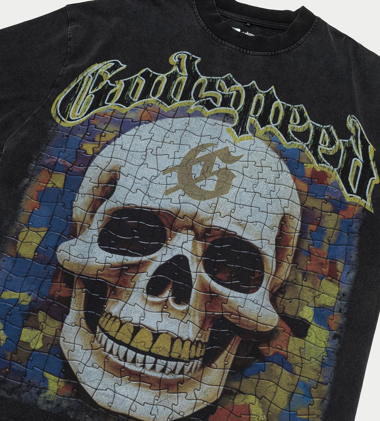 Godspeed Puzzle Tee Black