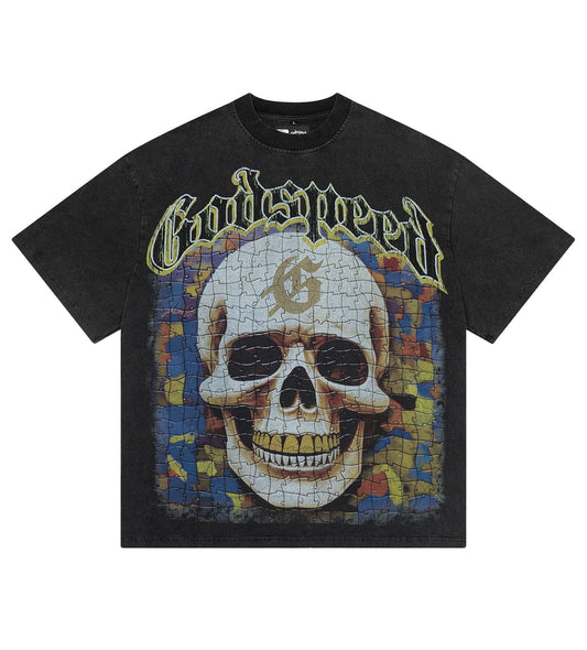 Godspeed Puzzle Tee Black