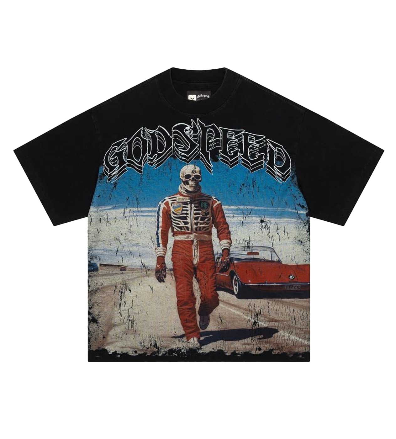 Godspeed F1 Skele Rarri Tee Black