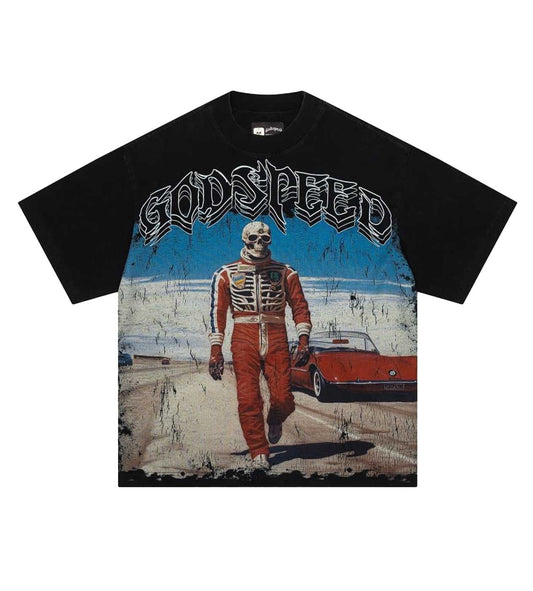 Godspeed F1 Skele Rarri Tee Black