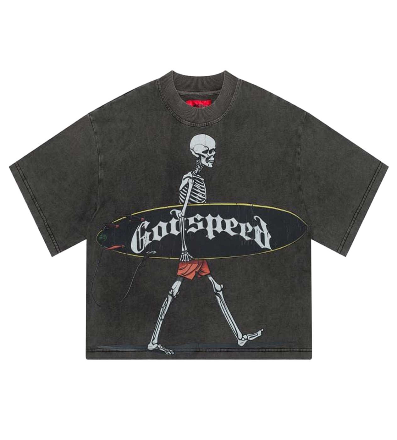 Godspeed Surf Day Tee Grey Wash