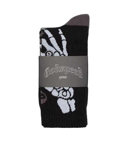 Godspeed Ten Toes Down Socks Black/Grey