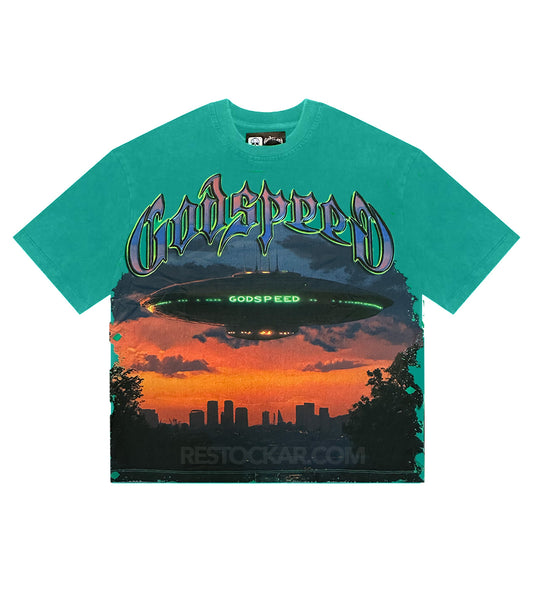 Godspeed U.A.P Tee Green