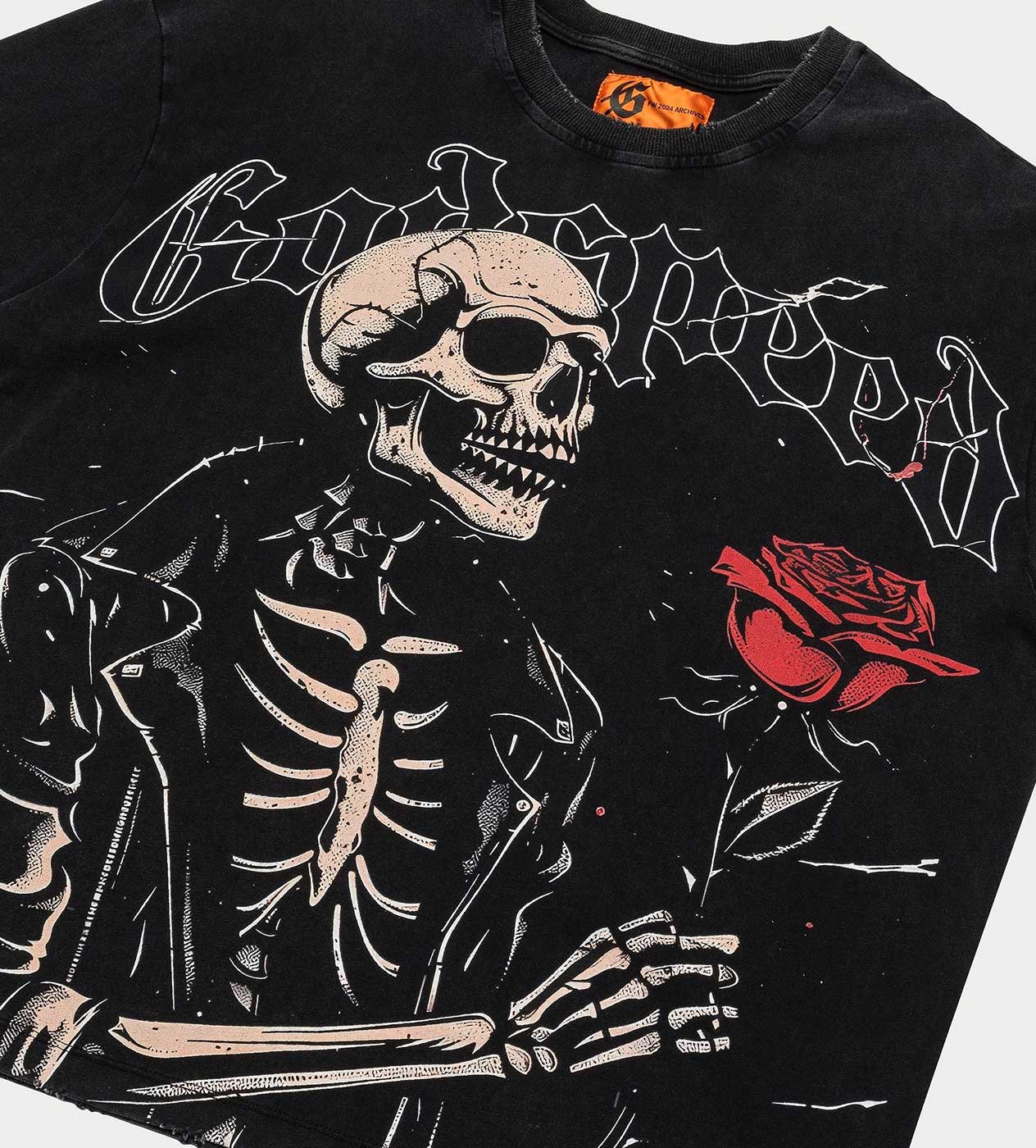 Godspeed Valentine Tee Black