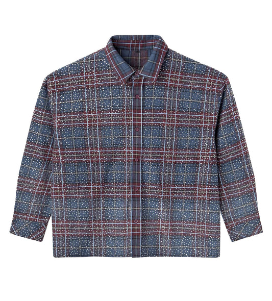 HMDD Disco Flannel Navy/Red