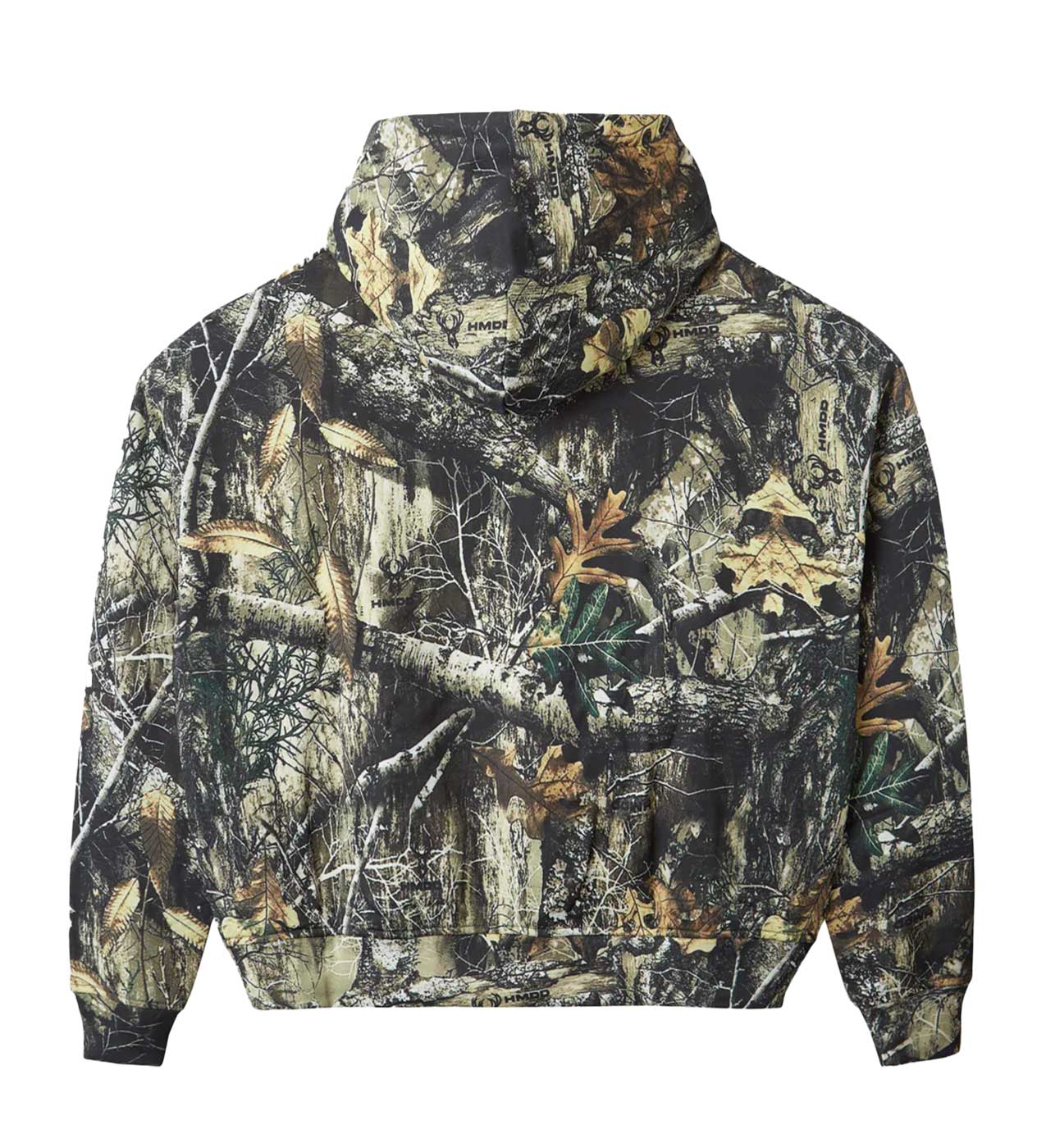 HMDD Lisbon Double Hooded Hoodie Camo