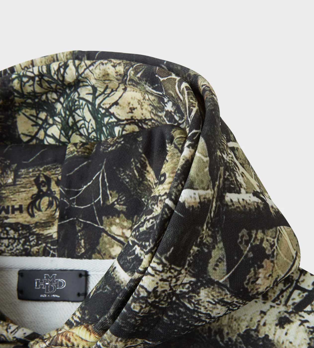 HMDD Lisbon Double Hooded Hoodie Camo