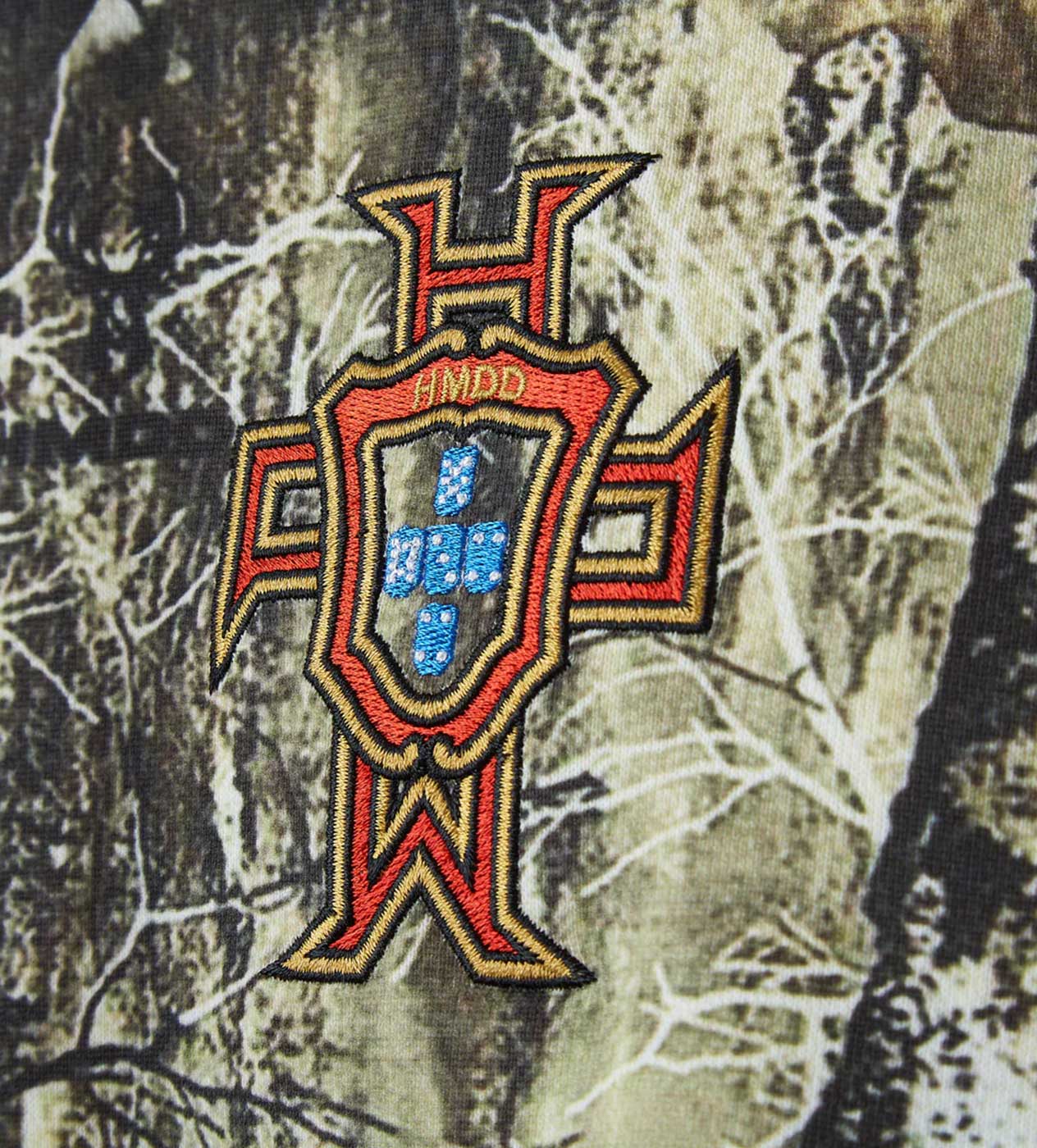 HMDD Lisbon Double Hooded Hoodie Camo