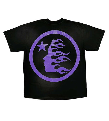 Hellstar Sport Logo Gel Tee Black/Purple