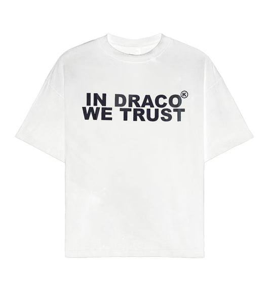 Kixkz Clothing In Draco We Trust Tee White/Black
