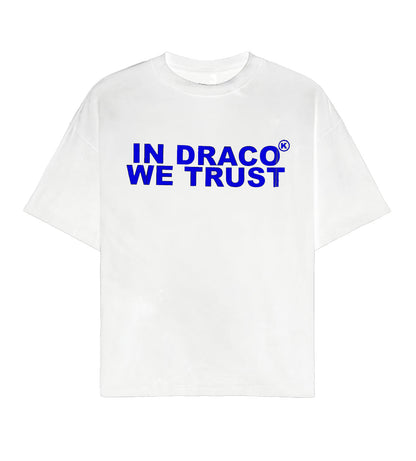 Kixkz Clothing In Draco We Trust Tee White/Blue