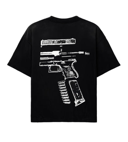Kixkz Clothing In Glock We Trust Tee Black/White