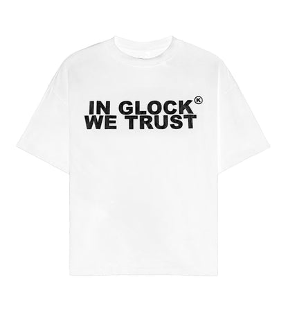Kixkz Clothing In Glock We Trust Tee White/Black