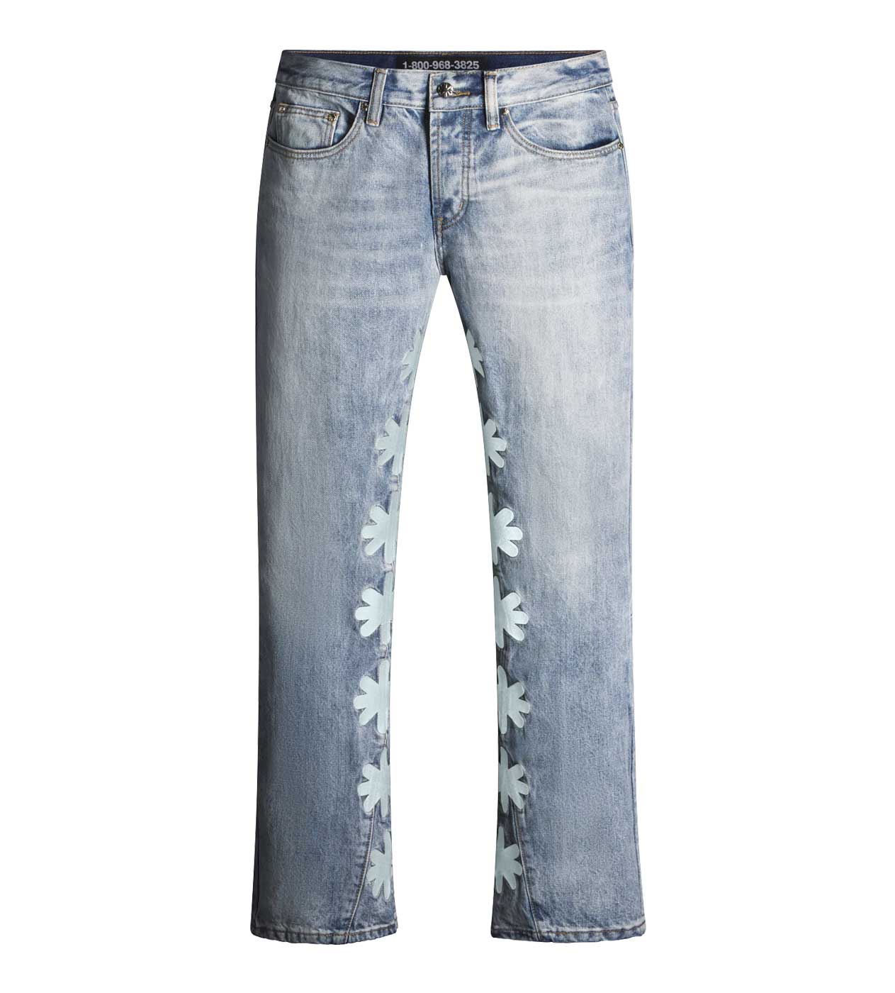 Lost Shdws Denim Pant Blue/White
