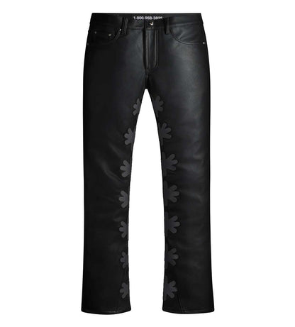 Lost Shdws Leather Pant Black/Black
