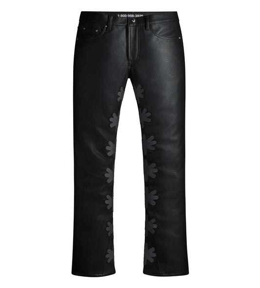 Lost Shdws Leather Pant Black/Black