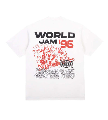 Pieces World Jam Tee Cream