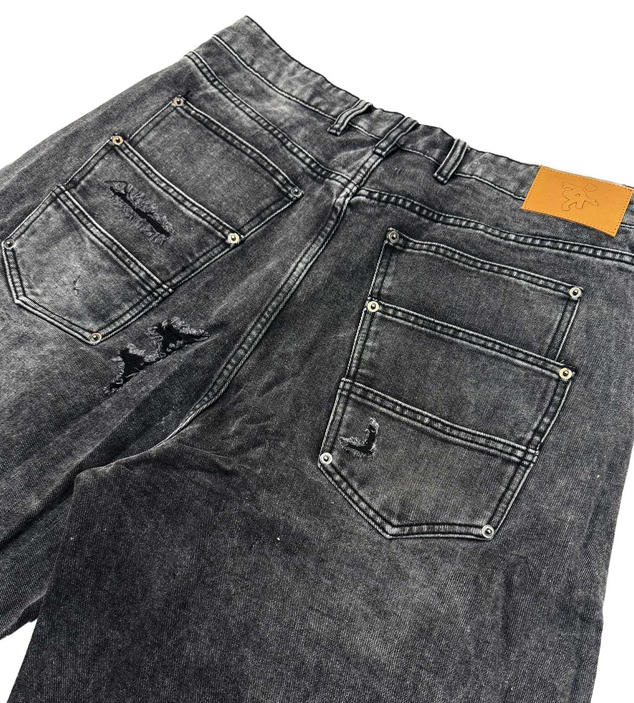 Project Capri Triple Pocket Jorts Black