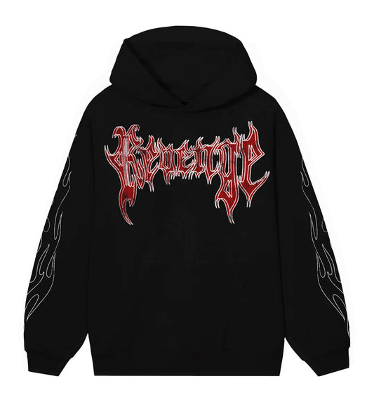 Revenge Grim Reaper Hoodie Black/Red