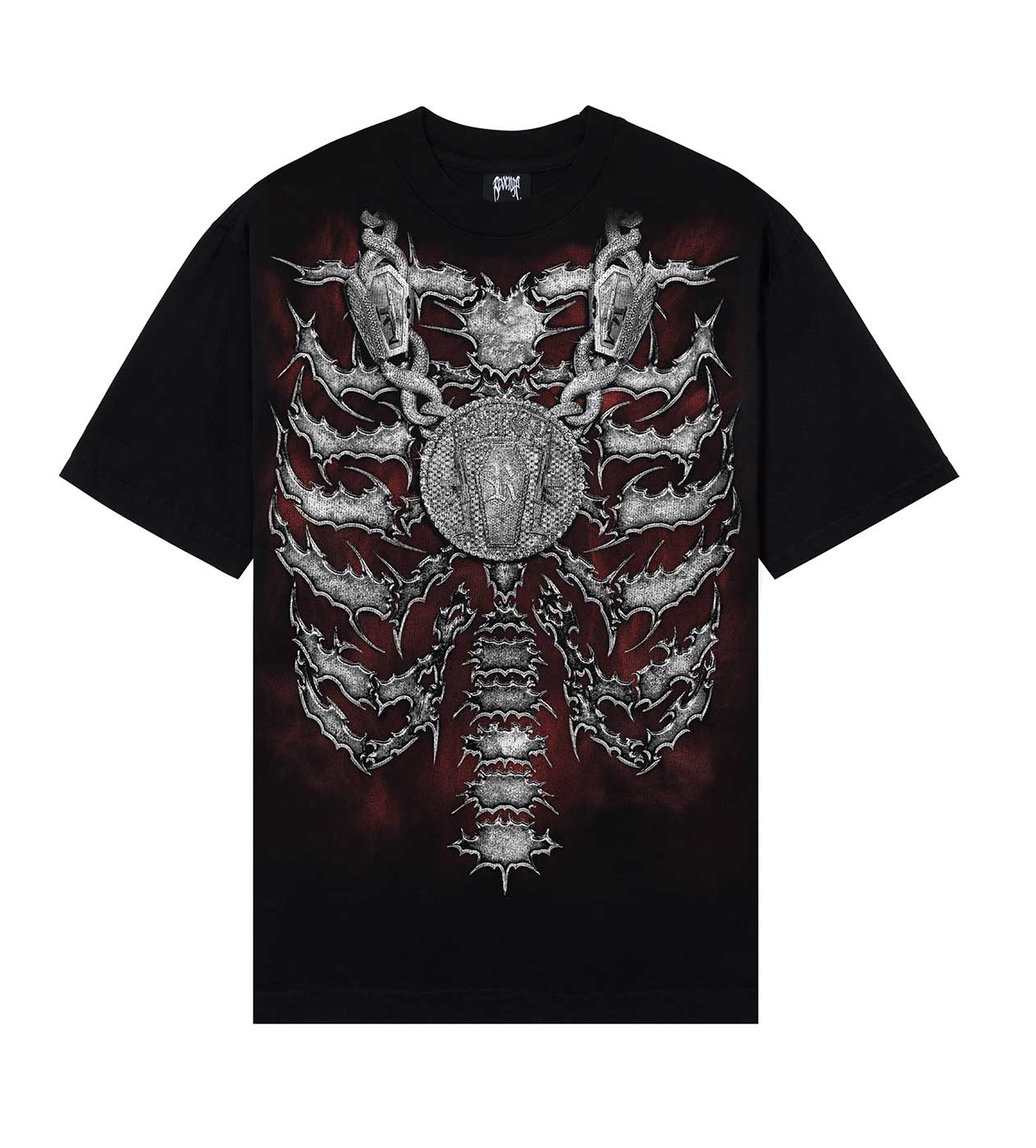 Revenge 38 Ribcage Tee Black