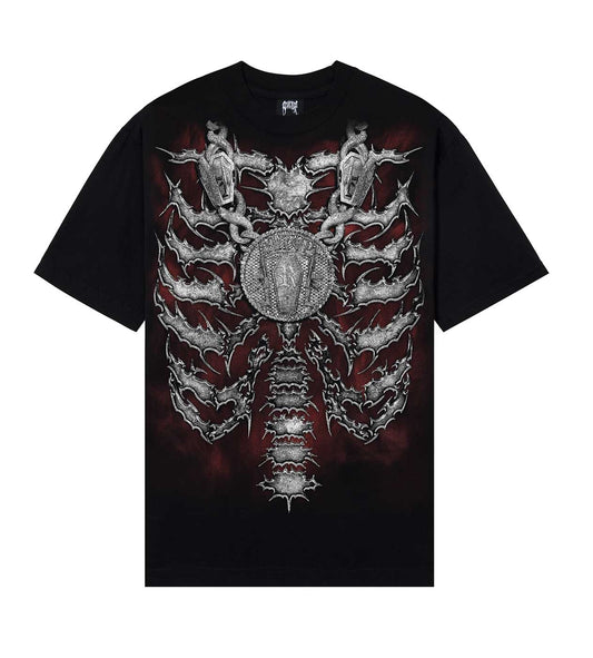 Revenge 38 Ribcage Tee Black