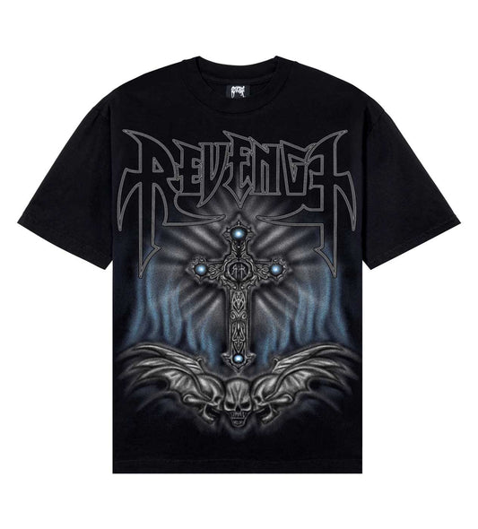 Revenge Airbrush Metal Tee Black