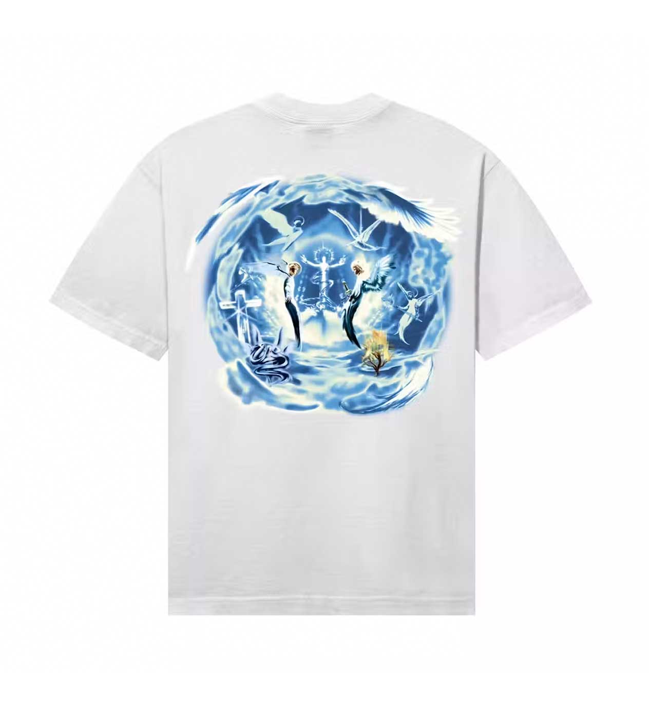 Revenge Angel Arch Logo Tee White
