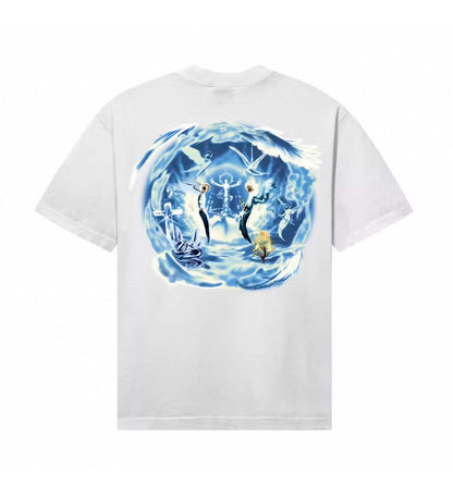 Revenge Angel Arch Logo Tee White