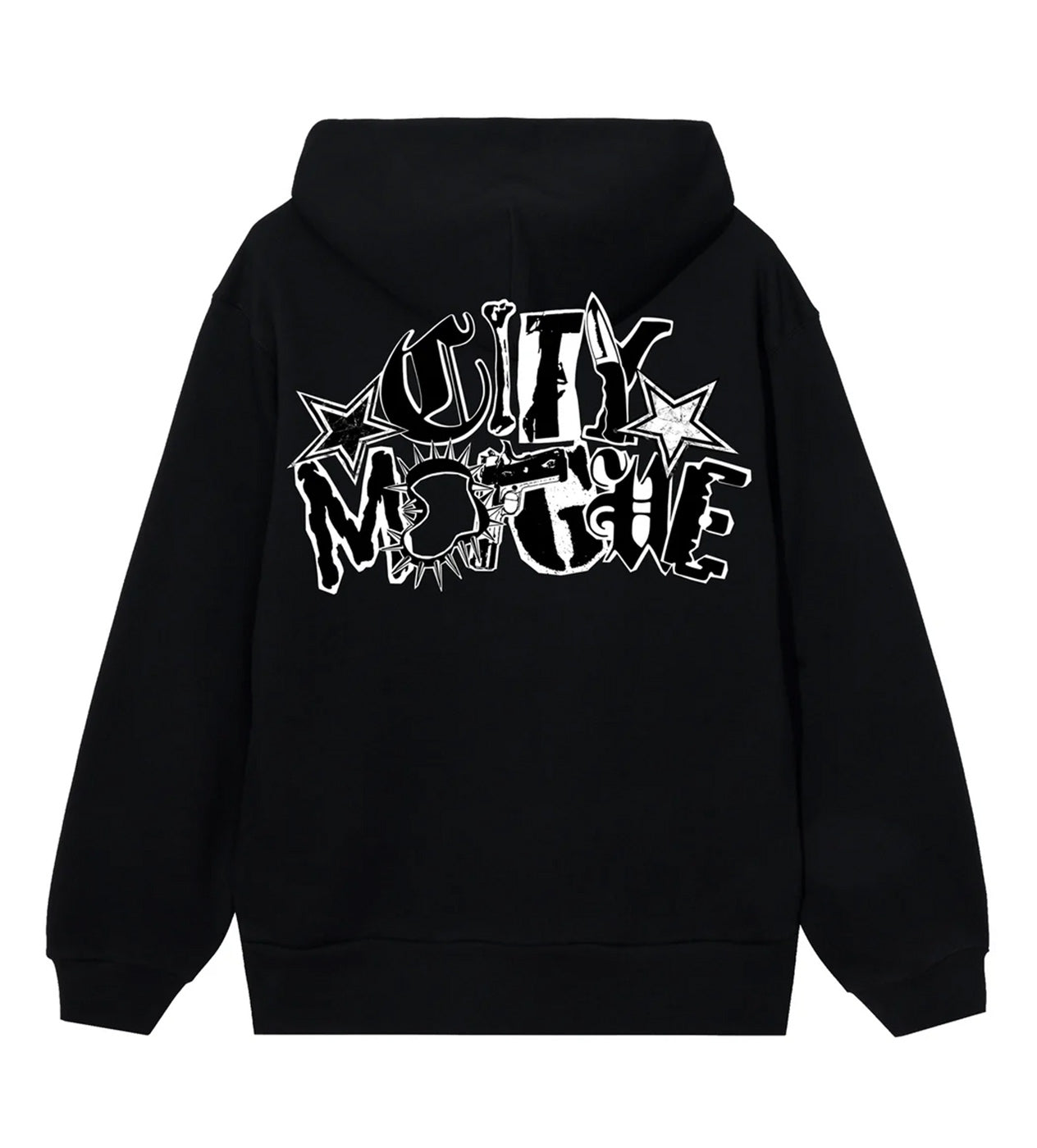 Revenge Arch Logo Claw Hoodie Black/White