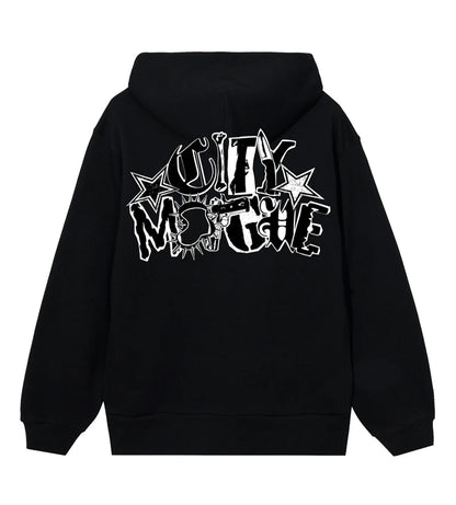 Revenge Arch Logo Claw Hoodie Black/White